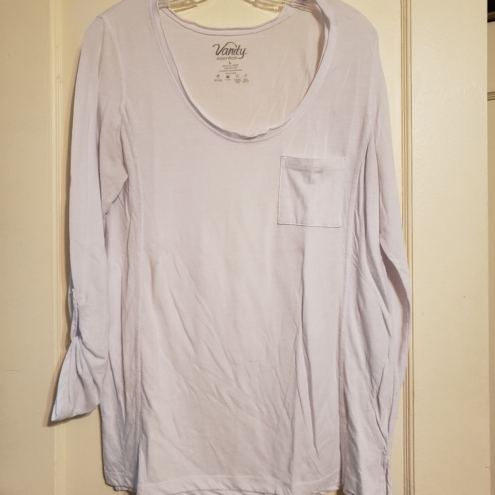3/4 Sleeve White Shirt